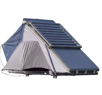 Spacious Car Roof Top Tent Diagonal Bracing Type with Windows and Doors