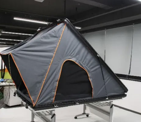 Spacious Car Roof Top Tent Diagonal Bracing Type with Windows and Doors